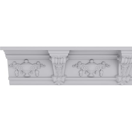Ekena Millwork 6 5/8"H x 5 1/2"P x 8 5/8"F x 94 1/2"L Jonee Barsom Crown Moulding MLD07X06X09JO